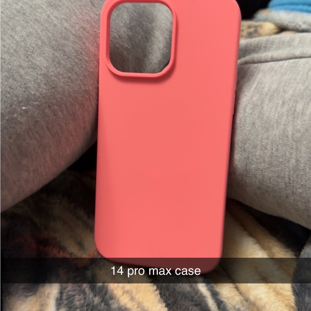 Pink Silicone Phone Case for 14 Pro Max
